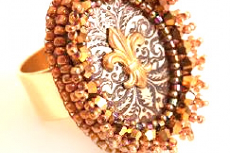 Orné de Fleurs Necklace - Toffee